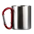 thumbnail image 4 of Life Gear Tasse à Double Paroi en Acier Inoxydable avec Poignée Mousqueton - Tasse de Voyage Portable pour Escalade, Randonnée, Sac à Dos Ou Camping 10 oz, 4 of 4