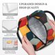 thumbnail image 3 of Easygdp Geometric Cube Pattern Art Bolsa de Almuerzo Insulada Grande, Forro de Aluminio, Diseño Espacioso, a Prueba de Fugas, Ideal para Trabajo, Picnics, Viajes y Actividades al Aire Libre, 3 of 6