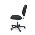 thumbnail image 3 of Bowery Hill Swivel Upholstered Armless Office Chair in Black, 3 of 5