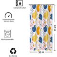 thumbnail image 4 of Stall 36"x72" Yellow and Blue Duck Shower Curtain Set with Hooks,Cute Bathroom Curtain Kids Fabric Waterproof Bath Curtain Machine Washable, 4 of 6