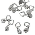 thumbnail image 3 of pitrice 10pcs Heart Zip Puller/Zipper Pull Sliders Head Zipper Repair Kit, 3 of 9