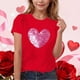 thumbnail image 1 of TaTaai Valentine's Day Kids Hoodie and Pants Set, Heart Print Two Piece Outfit, Cute Couple Matching Wear Gift, 1 of 5
