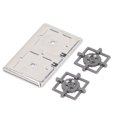 thumbnail image 4 of Dollhouse 3PCS Miniature Stove Model High Simulation Alloy Cook Stove Dollhouse Kitchen Accessory Decorations, 4 of 8