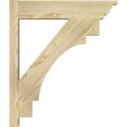 thumbnail image 3 of Ekena Millwork 6"W x 24"D x 28"H Merced Rough Sawn Traditional Outlooker, Douglas Fir, 3 of 4