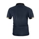 thumbnail image 3 of Blusa y camisa de manga corta con cuello vuelto para hombre, color liso, con solapa, manga corta, informal, a la moda, para hombre, 3 of 4