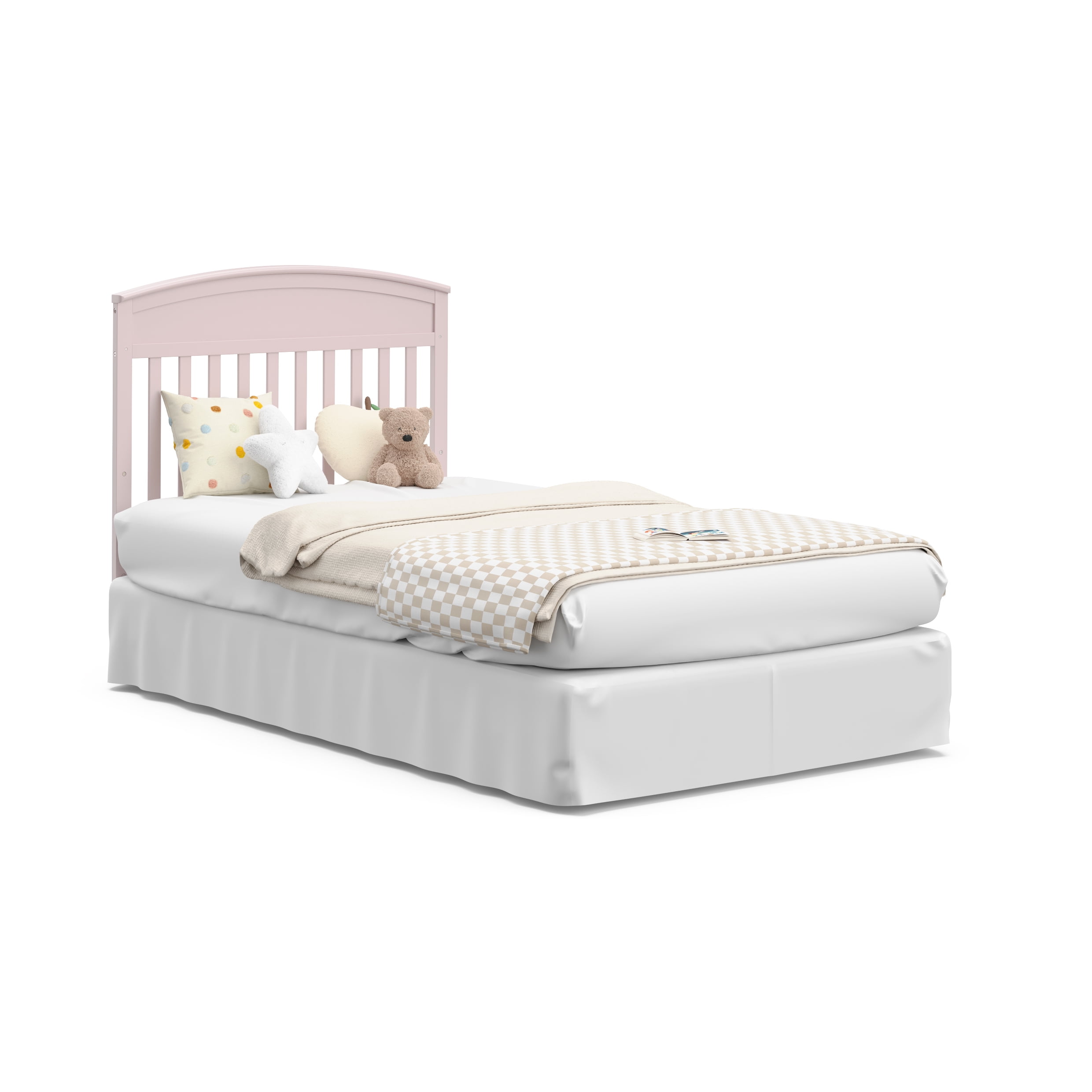Graco Benton 4-In-1 Convertible Mini Baby Crib, Blush