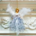 thumbnail image 3 of Niusricy Christmas Decoration Plush Angels Decorations Hanging Pendant Ornaments for Tree Wall Window Indoor Outdoor Party Supplies, 3 of 9