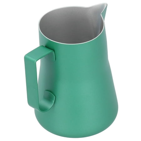 

Coffee Pitcher Cup Steaming Pitchers 550ML Stainless Steel 12.1Oz For Milk Cafe Blue Green