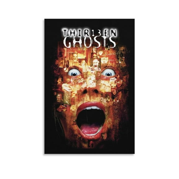 Horror Poster Thir13en Ghosts Movie Poster Canvas Art Poster And Wall Art Picture Print Modern Family Bedroom Decor Posters