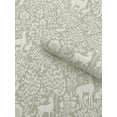 thumbnail image 6 of Holden Decor Deer Woods Sage Green Wallpaper, Woodland Deer Forest Scene Design, Paste-the-Paper Wallpaper Roll, 21in x 33 ft (56 sq ft Coverage), 6 of 6