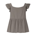 thumbnail image 5 of Staron Women's Casual Loose Sleeveless Round Neck Tank Top Basic Solid Color Comfy Relaxed Everyday Wear, Gray XXL, 5 of 7