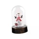 thumbnail image 1 of Estatuas navideñas,decoración navideña cúpula Linternas navideñas Lámpara,Linternas decorativas colgantes rústicas Escritorio para el hogar,Cúpula navideña de Papá Noel con regalos de, 1 of 9