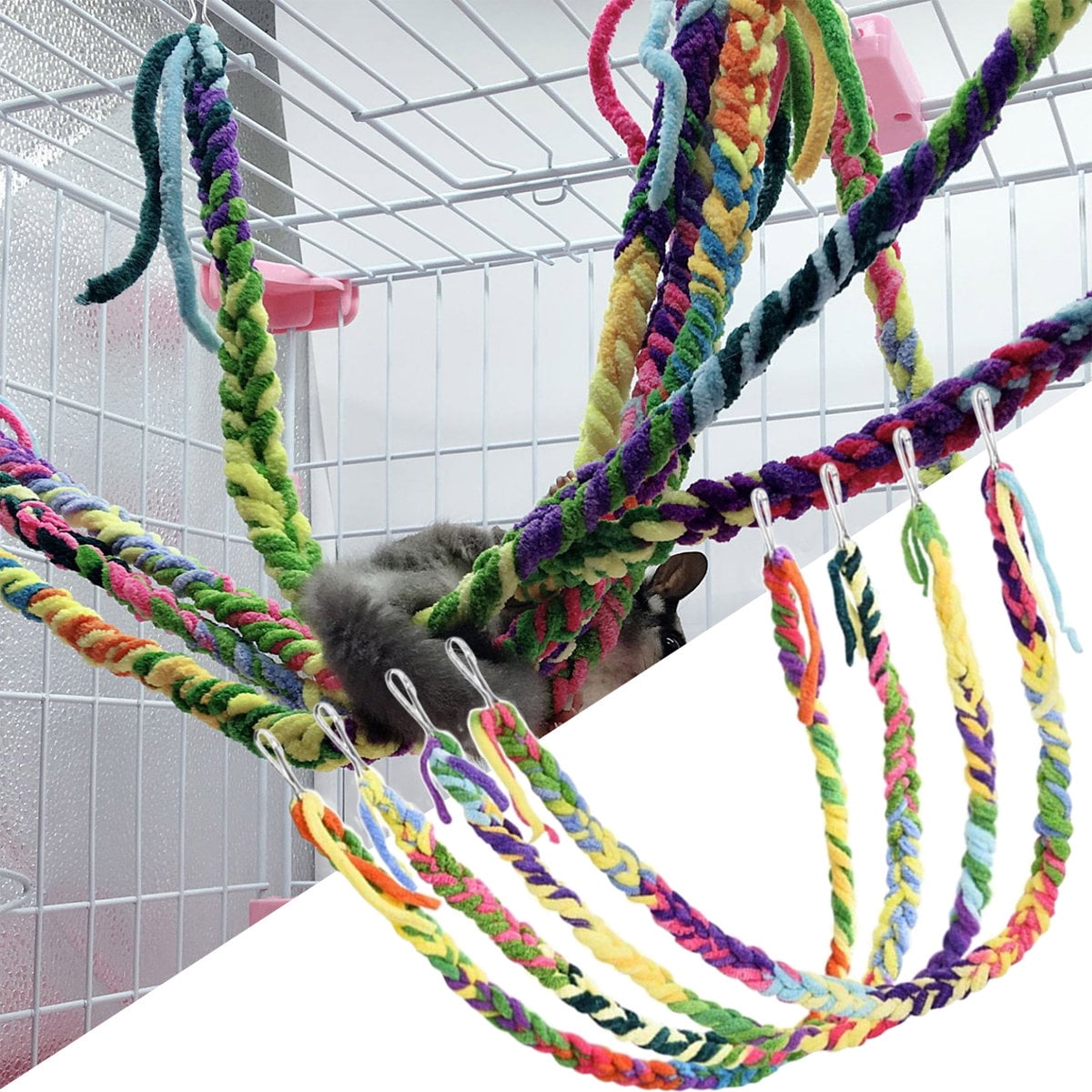 Pet Enjoy Sugar Glider Toys for Climbing Exercising Jungle Exploration