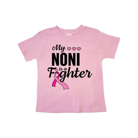 

Inktastic Breast Cancer Awareness My Noni is a Fighter Gift Toddler Boy or Toddler Girl T-Shirt