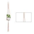 thumbnail image 1 of Inteprter Cestas colgantes 100 hechas a mano, soporte para plantas, macramé, colgador de plantas, maceta para colgar en la pared interior, soporte para Jardín y Patio No.10 Inteprter HA001777-10, 1 of 1