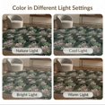 thumbnail image 7 of ODIKA 2'x3' Washable Accent Rug Abstract Forest Border Botanical Scroll Boho Vintage Vine Snake Flowing Dynamic for Bedroom, Nursery, RV, Pet Friendly, Bedside Mat, 7 of 7