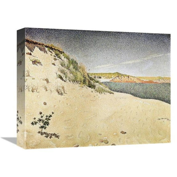 16 in. Sandy Ocean Beach Art Print - Paul Signac
