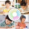 thumbnail image 4 of Miangastore 100 Pcs Crayons de Protection de Couleurs Assorties pour Étudiants Design Simple, 4 of 8