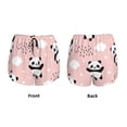 thumbnail image 4 of Disketp Panda Print Women's Shorts Workout Shorts for Athletic Gym Running Shorts with Phone Pockets Large, 4 of 8