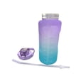 thumbnail image 3 of Botella de agua motivadora 2l NetGame Botella de agua Motivador 2L, color azul con morado, 3 of 4