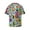 Cute Dogs Collage, variant on Cute Panda Print Men's Wrinkle Free Untucked Cuban Shirt Business Casual Button Down Shirts Short Sleeve Shirt