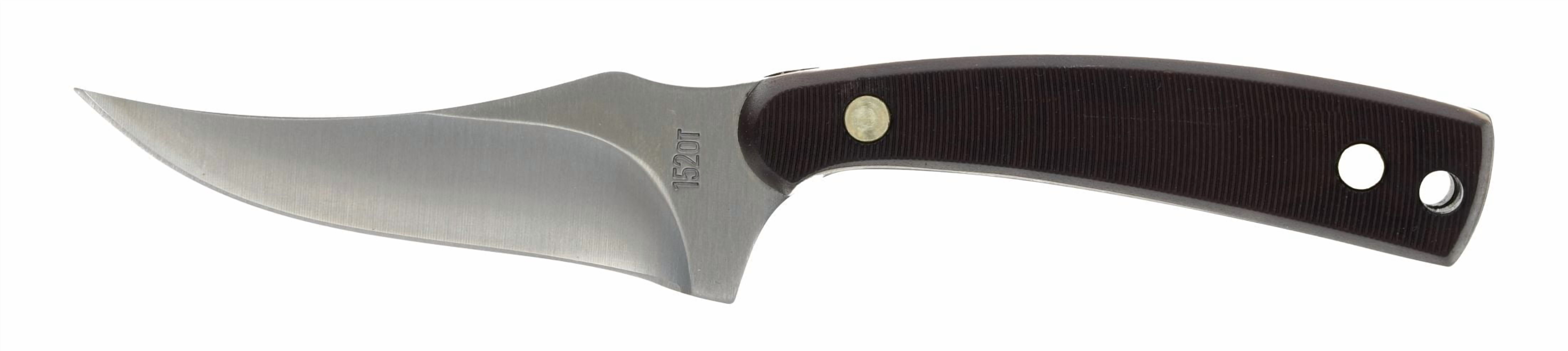 Old Timer Sharpfinger Full Tang Knife with 3.3" Blade and Saw Cut Handle