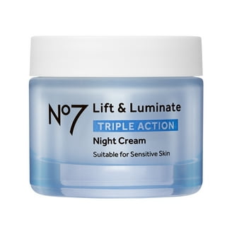 No7 Lift & Luminate Triple Action Night Cream, 1.69 fl oz HSA/FSA