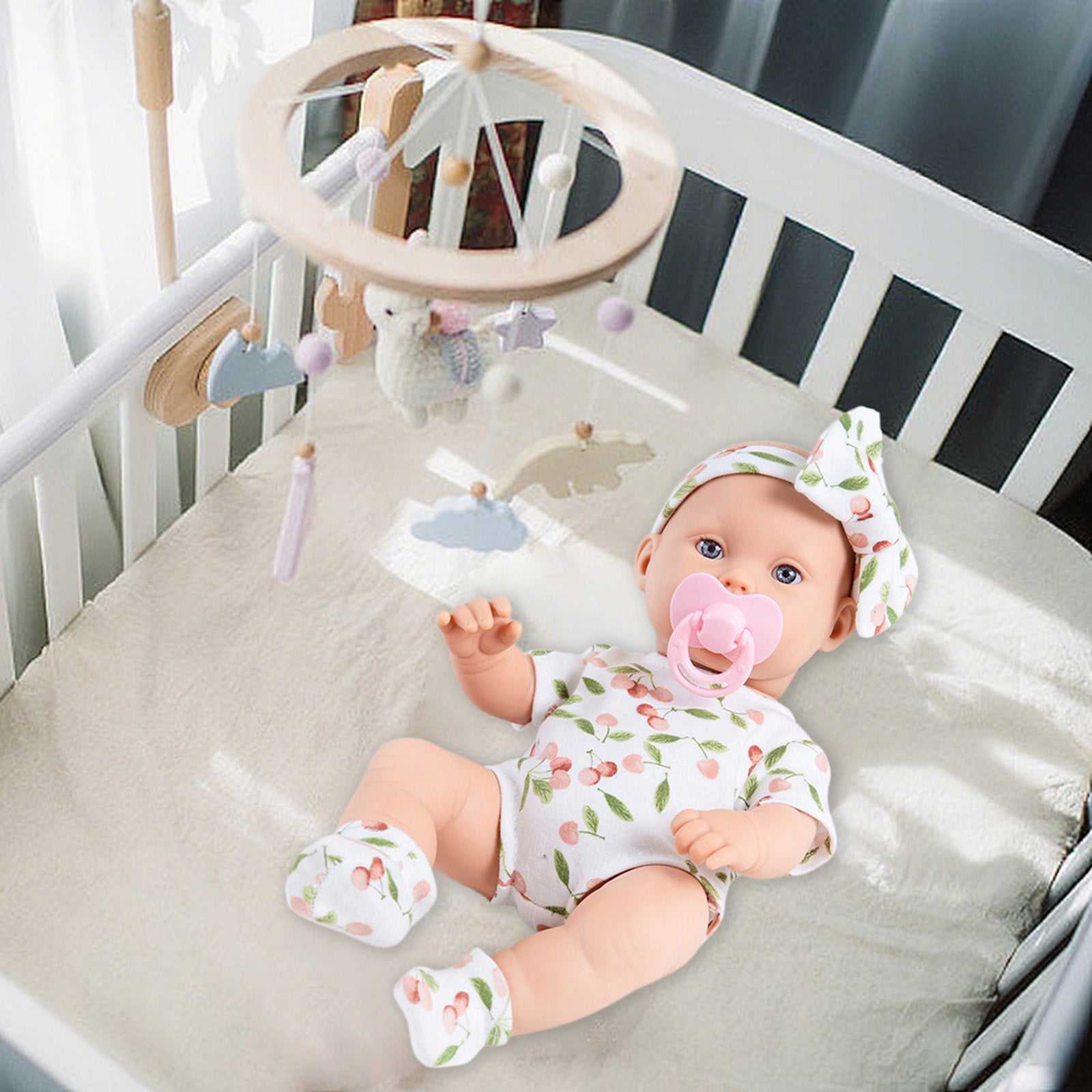 Realistic Reborn Baby Dolls - 12 Inch Real Life Baby Dolls Girl Lifelike Baby Doll with Accessories Cute Infant Figurine Gifts for Teens Girls Boys Toddlers Kids 3+ Years Old