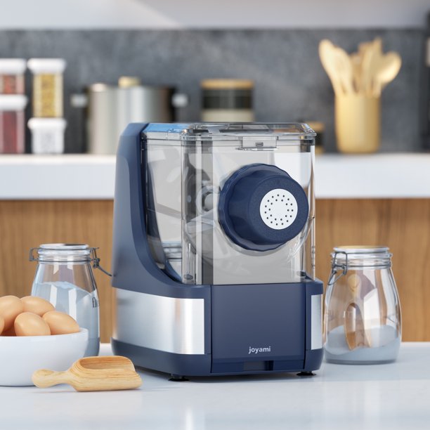 joyami Electric Pasta and Noodle Maker 8 Interchangeable Pasta Shaping Discs with Slow Juicer