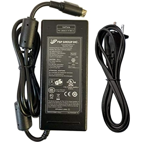 4-Pin DIN 12V AC/DC Adapter Compatible forGate-way D155-84W D15584W 12VDC 7A 84W 12.0V 7.0A Switching Mode Power Supply Cord Cable Battery Charger PSU (for 4-Prong Connector)