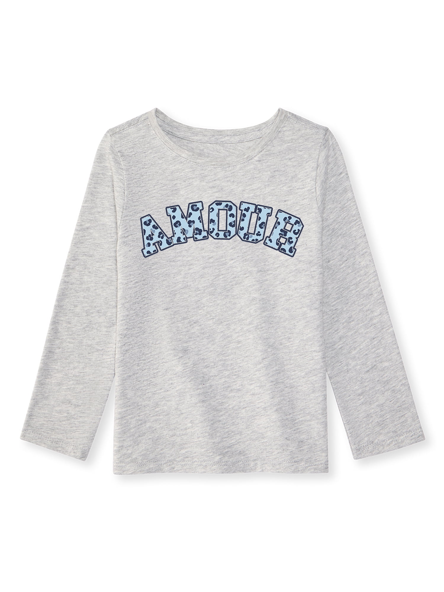 Garanimals Baby & Toddler Girl Long Sleeve Shirts, Single & 3-Pack, Sizes 0-6T