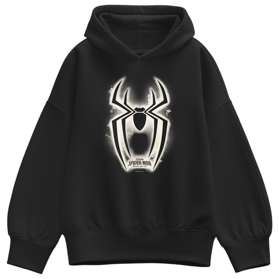 Spider-Man - Spray Spider Pastel Oversized Fleece Hoodie Sweatshirt