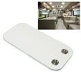 thumbnail image 1 of 400x800mm Removable Rectangular Table Solid Wood Stainless Steel RV Table Board With 2 Cup Holders For RV Yacht  RV Terrace Furniture, 1 of 8