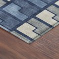 thumbnail image 3 of Addison Rugs Mayfield Premium Machine Washable Transitional Geometric Navy Rectangle Rug, 9' x 12', 3 of 6