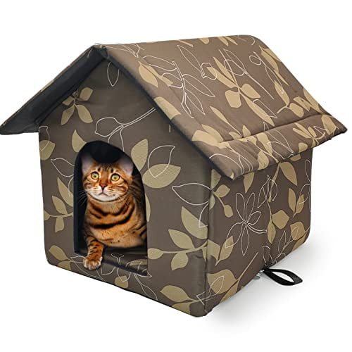 BNOSDM Cat Houses for Outdoor Cats Four Season Pet Nest Kitty Shelter