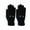 Black, variant on ZQUUVOU Winter Gloves for Men Women Thicken Warm Gloves Fleece Lined Solid Color Touchscreen Knitted Elastic Cuff Gloves White