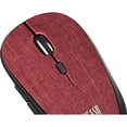 thumbnail image 2 of Adesso iMouse S80 2.4Ghz Fabric Wireless Red Fabric Mini Optical Mouse, 5-Button Red, 2 of 8