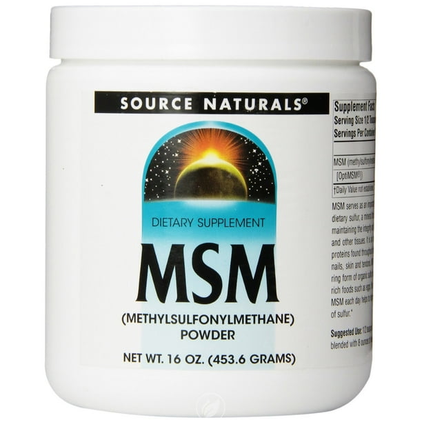Source Naturals MSM Powder, 1 Pound