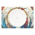 thumbnail image 2 of Dragon Bohomia 4 PCs Placemats Set Linen Non-Slip Table Mat Rectangular Washable for Dining Kitchen Party 12"x18", 2 of 8
