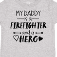 thumbnail image 4 of Inktastic My Daddy is a Firefighter and a Hero Boys or Girls Toddler T-Shirt, 4 of 5