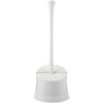 Mainstays Twister Toilet Plunger with Storage Caddy, White