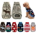 thumbnail image 2 of Warm Pet Dog Sweater Winter Dog Clothes for Small Medium Dogs Knitted Puppy Cat Coat Chihuahua French Bulldogs Yorkie Customes, 2 of 9