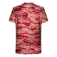 thumbnail image 3 of Qertyioot Liquidation d'Été T-Shirt/haut d'Été pour Homme à Col Rond Imprimé Ventre de Porc Décontracté à Manches Courtes Col Rond, 3 of 4