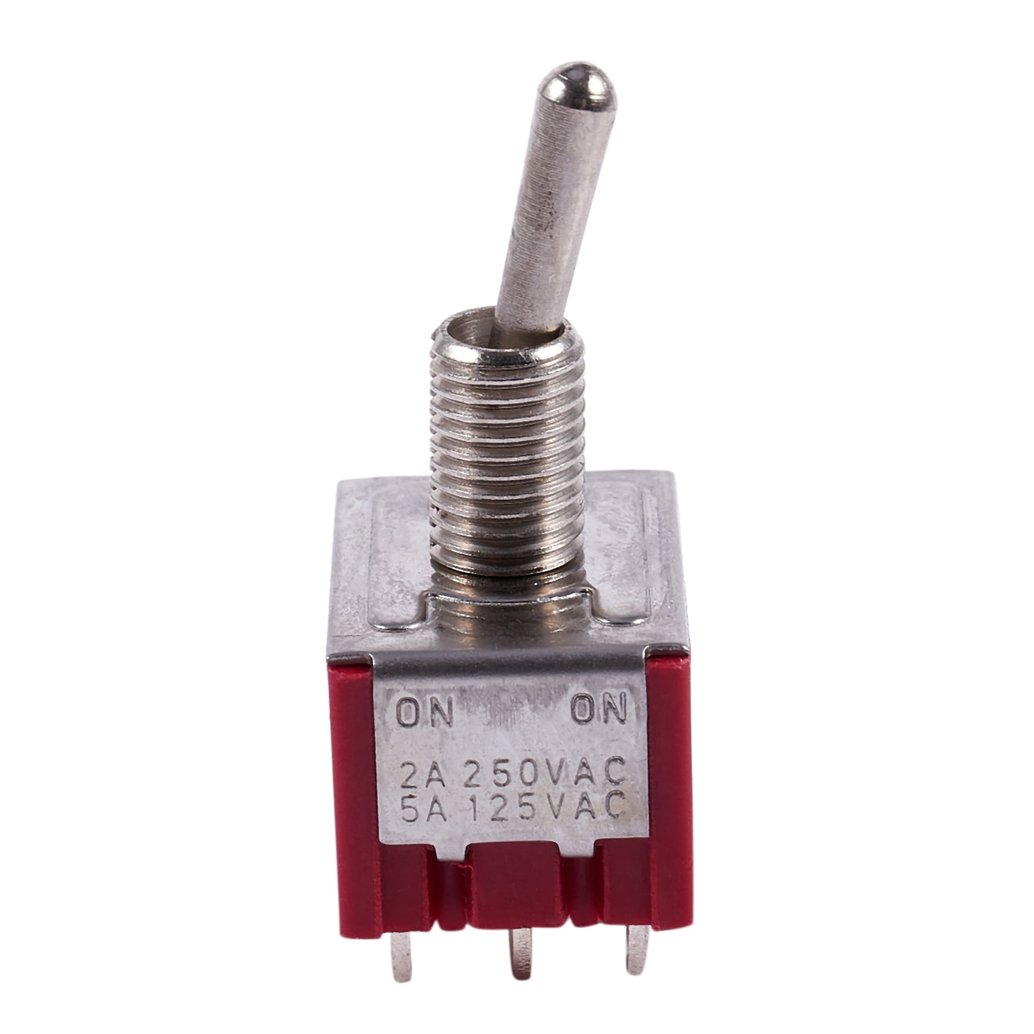 Rocker Switch 250V 15A On/Off One-From Switch Metal 2 Pin 4x Screw Contact 