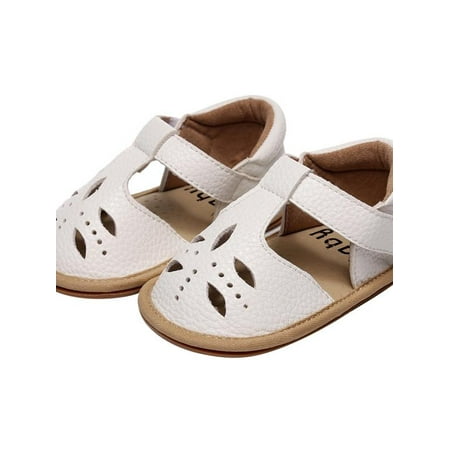

Baby Leather Sandals Toddler British Style Hollow Breathable Shoes Infant Shoes