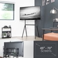 thumbnail image 5 of VIVO Black Easel Studio TV Adjustable Floor Stand | Mounts 49" to 70" Screens, 5 of 7