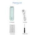 thumbnail image 3 of Hand-held Mini Folding Fan Rechargeable Flashlight Power Bank, 3 of 7