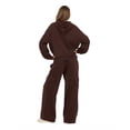 thumbnail image 5 of Forever 21 Women's Brown Loungewear Hoodie Sweatshirt, Oversized Fit,S, 5 of 6