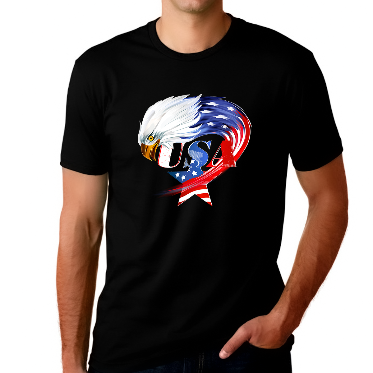 Fourth Of July Funny Shirt Freedom American Usa Patriotic Eagle