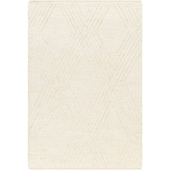 Hauteloom Renz Jute Living Room, Bedroom Area Rug - Pink, Brown - 2' x 3'